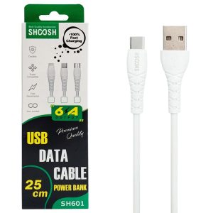 کابل پاوربانکی 601A شوش تایپ سی TYPE-C